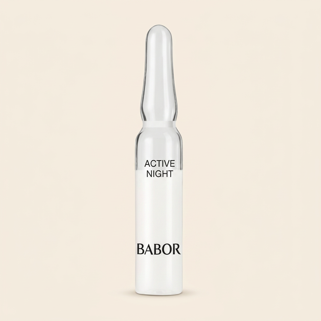 BABOR Active Night Ampulle – regenerierendes Nachtserum für intensive Hauterneuerung und sichtbar glattere Haut