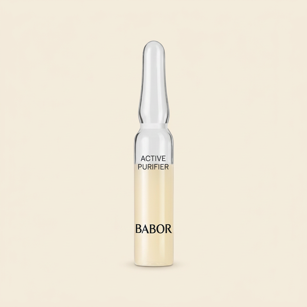BABOR Active Purifier Ampulle – klärendes Serum gegen unreine Haut, Pickel und überschüssigen Talg