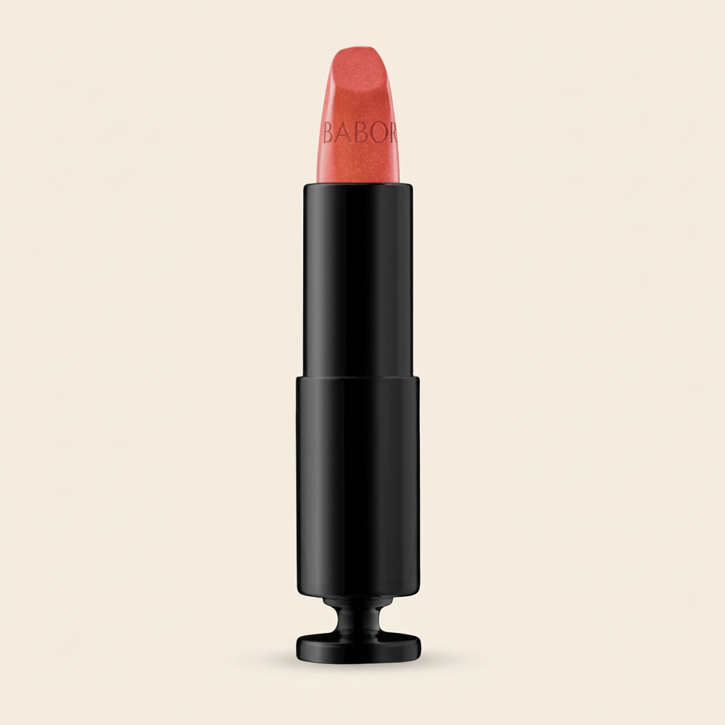 BABOR Lippenstift coral red – Lippenstift für intensive Farbe, gepflegte Lippen und strahlenden Teint