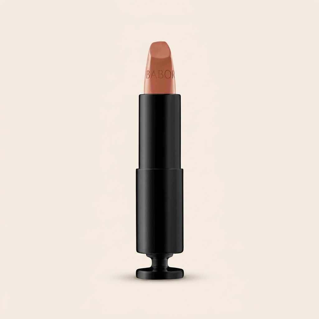 BABOR Lippenstift warm nude – Lippenstift für natürliche, gepflegte Lippen mit warmem Farbton