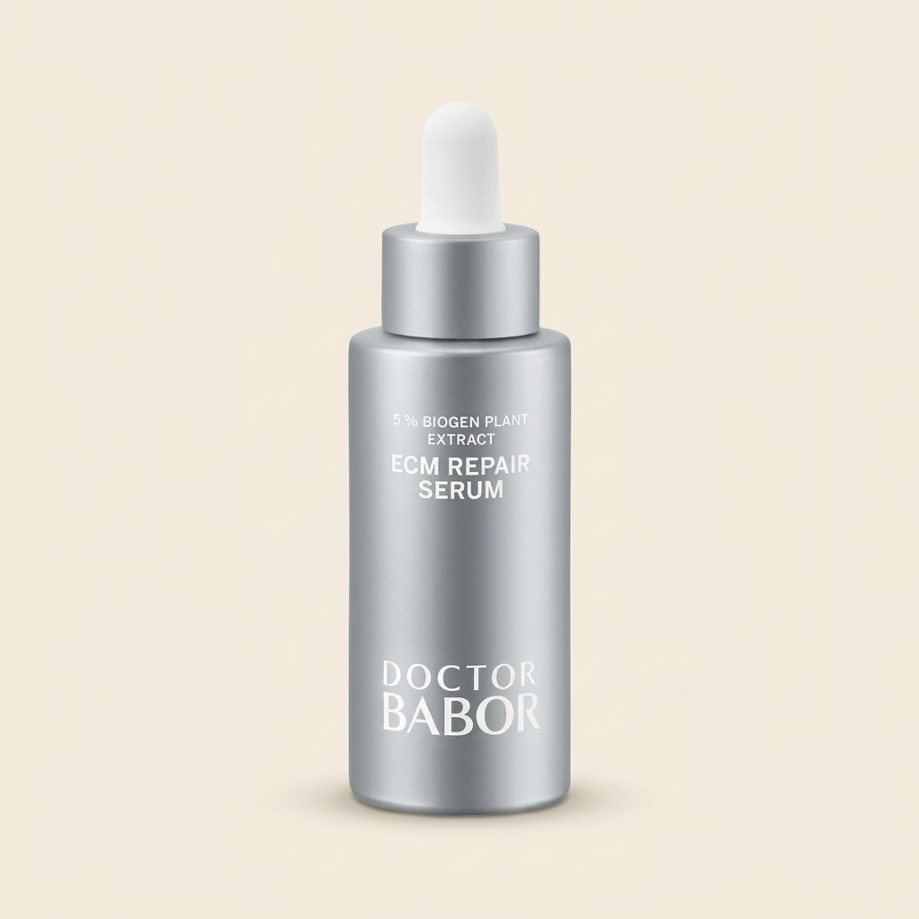 Doctor Babor ECM Repair Serum mit 5% Biogen Plant Extract in silberner Pipettenflasche – regenerierendes Anti-Aging Serum zur Stärkung der Hautstruktur und für mehr Elastizität