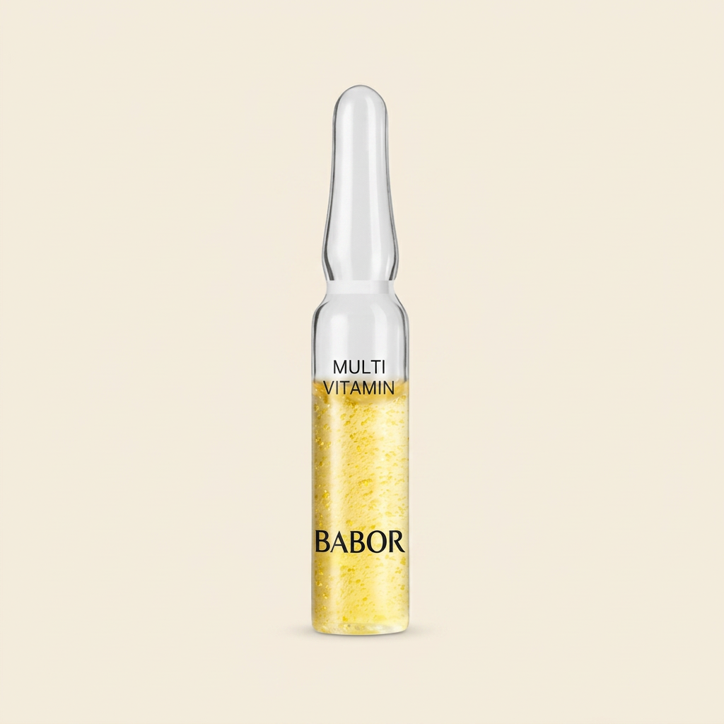 BABOR Multi Vitamin Ampulle – revitalisierendes Gesichtsserum für mehr Ausstrahlung, Energie und gepflegte Haut