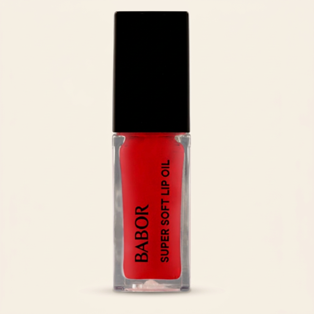 BABOR Super Soft Lip Oil red – getöntes Lippenöl für glänzende, gepflegte und leicht gefärbte Lippen